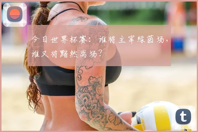 今日世界杯赛：谁将主宰绿茵场，谁又将黯然离场？